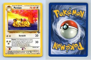 Persian #42/64 Jungle Jungle Uncommon Pokemon 1999 TCG Card - Picture 1 of 1