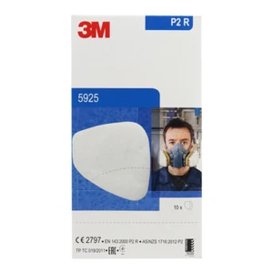 3M Particulate Filters P2R 5925 20 Pack 10 Pairs For Use With 6000 7000 Protecti - Picture 1 of 3
