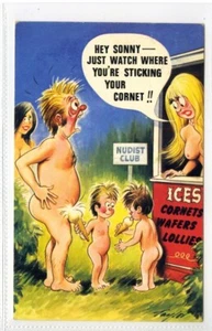 (Gd3435) Bamforth, Black Triangle, Comic Serie 369, Risque Nudists by Taylor - Bild 1 von 4