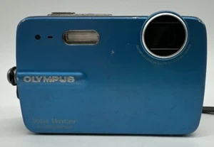 Olympus Stylus 550 WP Digitalkamera wasserdicht aqua teal mit Akku - Bild 1 von 14