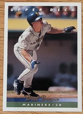 1993 Upper Deck #65 Bret Boone Seattle Mariners RC - Image 1 of 2
