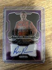 2022 Prizm Nascar Hyper Purple  Sensational Signatures Ryan Preece # 81/99