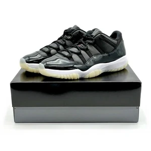 AV2187-001 Nike Air Jordan 11 Retro Low 72-10 Black Gym Red White Sail (Herren) - Bild 1 von 9