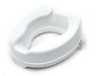 Bathroom Mobility Aid, 4" Raised Toilet Seat Without Lid, Slight Seconds