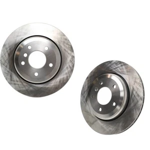 SET-CE121-34057-2 Centric Brake Discs 2-Wheel Set Rear AWD RWD for 330 320 BMW - Picture 1 of 8