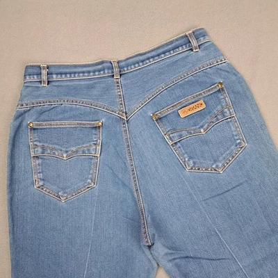 Vintage Gitano Jeans Womens 12 Blue Curvy Fit High Rise 80s Mom Denim Retro Chic - Image 1 of 4