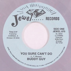 BUDDY GUY: you sure can't do / sit and cry JEWEL 7" Single 45 RPM - Picture 1 of 2