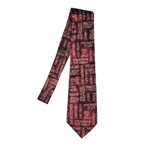 Divinity Boutique Men's Necktie In His Name 2005 Jesus Christ Silk Religious Tie - Picture 1 of 5