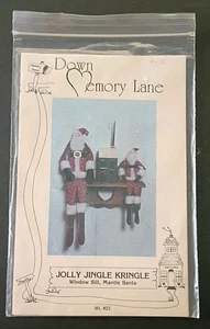 Down Memory Lane pattern #23 Jolly Jingle Kringle Christmas Santa doll decor - Picture 1 of 3