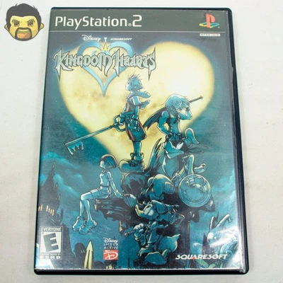 Kingdom Hearts PS2 CIB Black Label Sony PlayStation 2 2002 Complete w/ Reg Card - Image 1 of 4