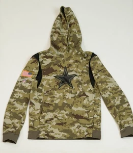Nike Dallas Cowboys Salute To Service Camo Hoodie Youth Size XL Green NFL - Picture 1 of 14