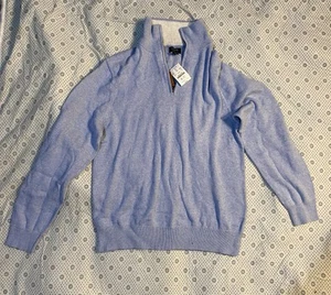 J Crew Sweater Pullover Boys sz SM blue - Picture 1 of 5