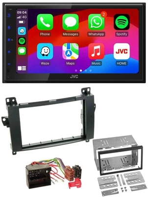 JVC Bluetooth 2DIN MP3 DAB USB Autoradio für Mercedes Viano Vito W639 06-14 - Bild 1 von 4