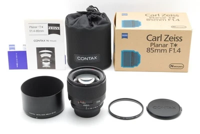 [TOP MINT] Contax Carl Zeiss N Planar 85mm f/1.4 T* AF Lens For N1 NX From JAPAN - Image 1 of 4