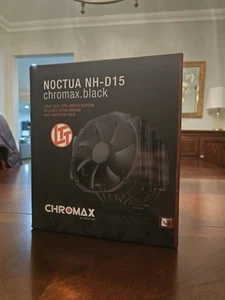 Noctua NH-D15 Chromax Black Linus LTT Orange Pad Limited Edition CPU Cooler - Afbeelding 1 van 6