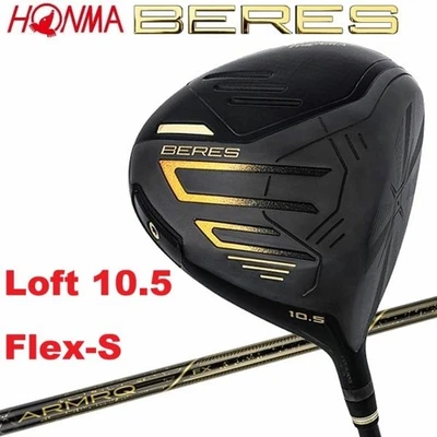 New 2024 HONMA BERES 09 Black 10.5 Driver RH ARMRQ FX BK(S) Golf JP - Image 1 of 4