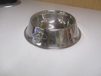 Edelstahl Freßnapf mit Prägung - Bild 1 von 4