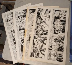 Original art by Jay Disbrow 4 strips for newspaper - Picture 1 of 12