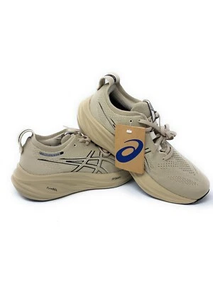 Zapato para correr Gel-Nimbus 26 de ASICS para hombre, gris pluma/negro TALLA 8-NUEVO EN CAJA Foto 1 de 4