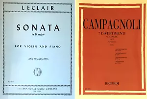 COLLECTION #2 VIOLIN MUSIC LECLAIR, PORTNOFF, RIEDING, CAMPAGNOLI PB VG+ - Foto 1 di 2