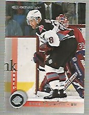 1997-98 Donruss Buffalo Sabres Hockey Card #44 Donald Audette