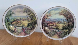 2 x Royal Kendal Teller. Sommer & Herbst aus der 4 Jahreszeiten Kollektion. 20,75cm. - Bild 1 von 7