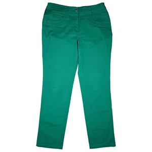 CECIL Damen Stretch Jeans Hose straight Leg high Rise Gr 42 XL W32 L32 grün dünn - Bild 1 von 5