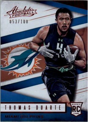 2016 Absolute Spectrum Red #176 Thomas Duarte /100 - NM-MT - Image 1 of 2