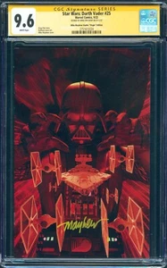 STAR WARS DARTH VADER #25 CGC 9.6 SS MIKE MAYHEW VIRGIN VARIANT ED MARVEL 2022 - Picture 1 of 2