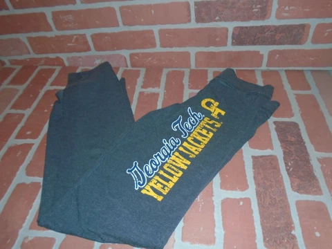 GEORGIA TECH YELLOW JACKETS WOMANS LEGGINGS SIZE S/P 3/5 Cover