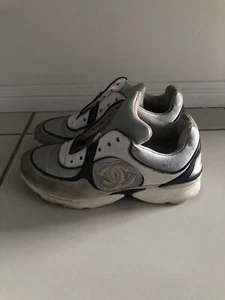 Chanel Sneaker Shoes G26582 model Preowned Size 36.5 US6 UK4 Authentic Chanel - Picture 1 of 10