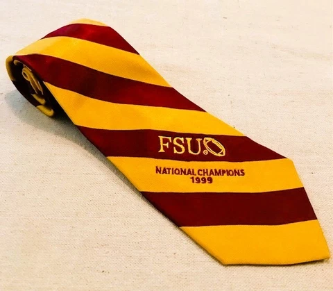 FSU 1999 Football Championship Necktie Cover