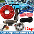 4 Gauge Amp Wiring 2300 Watt Car Audio Amplifier Install 4 Ga Rca Wire Cable Kit