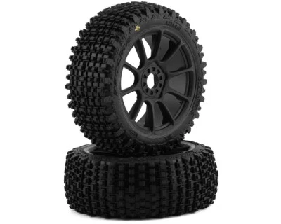 Pro-Line Gladiator Pre-Mounted 1/8 Buggy Tires (Black) (M2) w/Mach 10 Wheels - Image 1 of 4