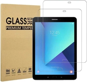 2-Pack 9H Tempered Glass Screen Protector For Samsung Galaxy Tab S3 9.7 SM-T820 - Picture 1 of 8