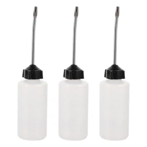 3 Stück Ölflasche Öler Nähmaschinenzubehör lange Öffnung leer - Bild 1 von 12
