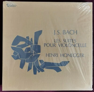 Rare Original Sealed Henri Honegger Bach Solo Cello Suites 3LP Valois CMB 22 ED1 - Image 1 of 2