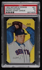 1952 Mother's Cookies Pacific Coast League Food Issue Charlie Schanz #41 PSA 5