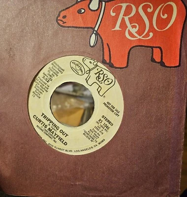 Curtis Mayfield - Tripping Out- Promo -Mono/Stereo - 45rpm  Orginal Sleeve.  VG+ - Image 1 of 4