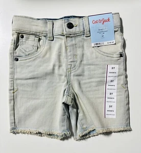 Cat & Jack Toddler Girls Shorts with Adjustable Waist Light Blue, 3T - Picture 1 of 5