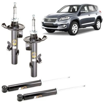 AMMORTIZZATORI TOYOTA RAV 4 lll SERIE 3 KIT COMPLETO ANTERIORE E POSTERIORE - Immagine 1 di 3
