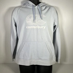 Canterbury of New Zealand Graphic Hoodie Womens 14 Blue/White 52/66 - Picture 1 of 6
