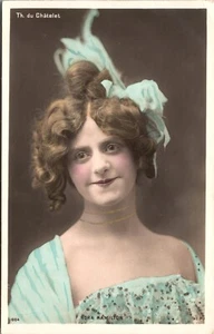 NORA HAMILTON : PRETTY PERFORMER : DU CHATELET THEATRE : BROADWAY :UNCOMMON RPPC - Picture 1 of 2