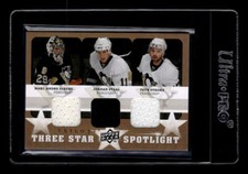 2008-09 Upper Deck Trilogy Three Star Spotlights #3SFSS Fleury Staal Sykora 