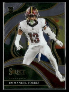 2023 Panini Select #270 Emmanuel Forbes Washington Commanders - Imagen 1 de 2