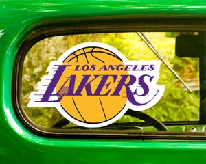 2 LOS ANGELES LAKERS DECAL Stickers Bogo For Car Window Bumper Free Shipping - Picture 1 of 1