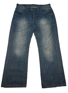 Citizens Of Humanity Jeans Mens 36 Evans Relaxed Button Fly 626 Blue Denim - Picture 1 of 10