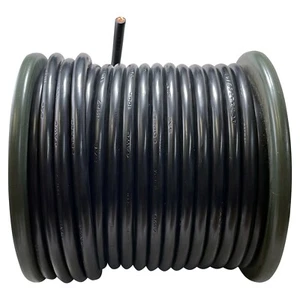 50 FT Black 4 AWG Gauge Bulk Battery Cable Switch Starter & Ground 100% Copper - Picture 1 of 7