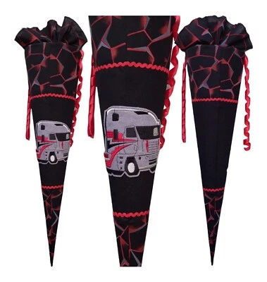 LKW Schultüte passend zum Step by Step Ninja Yuma, für Jungen, genäht,Wunschname - Bild 1 von 4