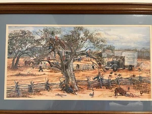 2 stampe incorniciate di Sharon Paul Hutto, scene rustiche meridionali - Foto 1 di 4